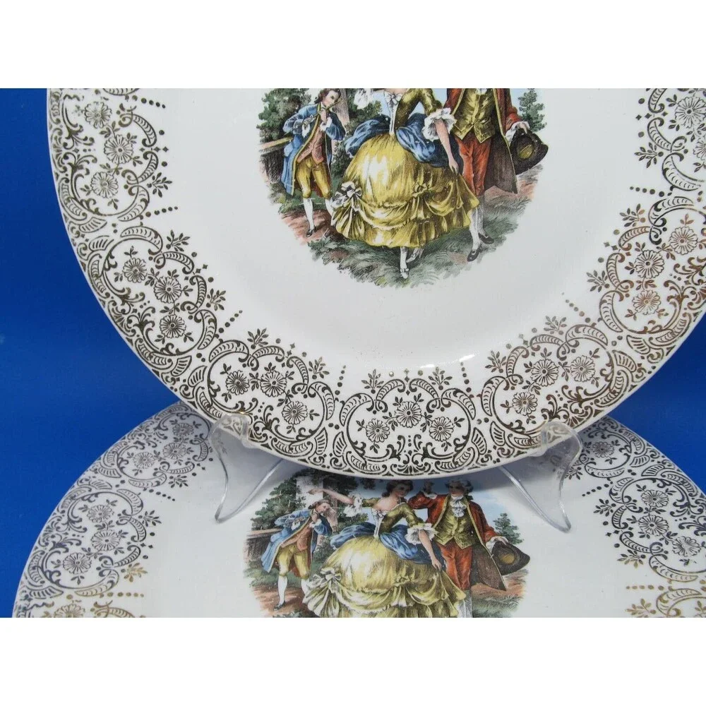 The Sebring Pottery Co. Chantilly Set Of 6 Vintage 10